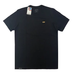 Camiseta UOT Preta Toque Aveludado UMCM-0163