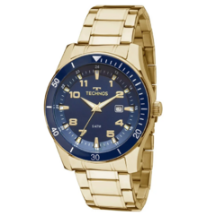 Relógio Technos Masculino Dourado 2115MQLS/4A
