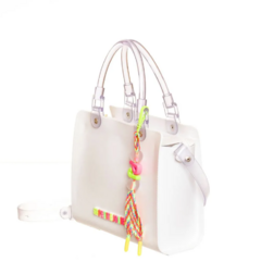 Bolsa Petite Jolie Jully Branco e Translucido PJ10956 - comprar online