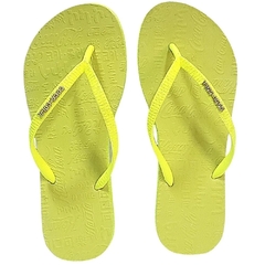 Chinelo Fem Coca Cola Glitter Amarelo Neon CC3445 na internet