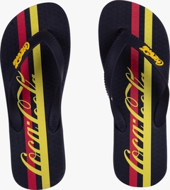 Chinelo Masc Coca Cola Sport Bands Preto CC3807