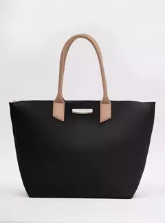 Bolsa Petite Jolie Big Shopping Preto/Avelã PJ11275