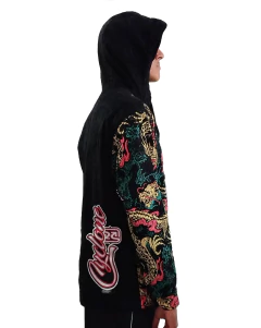 Jaqueta Cyclone Veludo Preta ORIGINAL 080502303 na internet