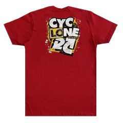 Camiseta Cyclone Vermelho 010239140 Original