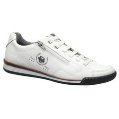 Sapatênis Pegada Napa Soft Branco-Anilina Preto 116910-05
