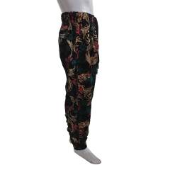 Calça Cyclone Veludo Preta ORIGINAL 030506843 na internet