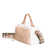 Bolsa Petite Jolie Box Branco/Avelã/Nude PJ10919