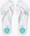Chinelo Fem Coca Cola Baby Ocean Branco CC3664