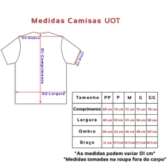 Camiseta UOT Preta Original MCM-4920 Cor 05 - comprar online