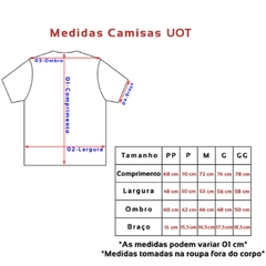 Camiseta UOT Azul Original MCM-4844 Band 01 na internet