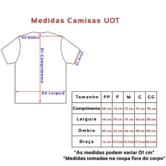 Camiseta UOT Preta Original MCM-4886 Cor 05 na internet
