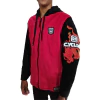 Jaqueta Cyclone Veludo Vermelha ORIGINAL 08050234
