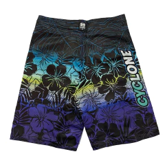 Bermuda Cyclone Tactel Azul e Roxo 020121441 - comprar online