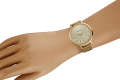 Relógio Mondaine Feminino Dourado 32219LPMVDE1 - comprar online