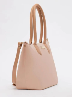 Bolsa Petite Jolie Shopping Cream/Doce De Leite PJ11274 na internet