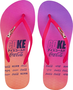 Chinelo Coca Cola Feminino Pink/Pink CC3738