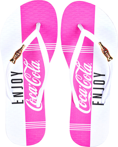 Chinelo Coca Cola Drink Branco CC3659