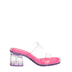 Tamanco Petite Jolie Lory Translucido e Pink Fluor PJ7049 na internet