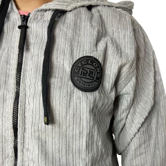 Jaqueta Cyclone Veludo Cinza ORIGINAL 080503340 na internet