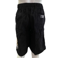 Bermuda Cyclone Veludo Preta Original 020515170 - Experimente modas Uot | Maresia | Kenner