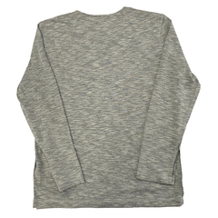 Camiseta UOT Manga Longa Cinza Dupla Face MCL-0065 - loja online