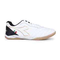 Tênis Futsal Diadora Couro Branca DFAF10002