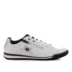 Sapatênis Pegada Napa Soft Branco-Anilina Preto 116910-05 - comprar online