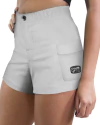 Short Cyclone Veludo Cargo Branco ORIGINAL 110502600