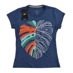 T-Shirt Maresia Feminina Azul 13317298 - comprar online