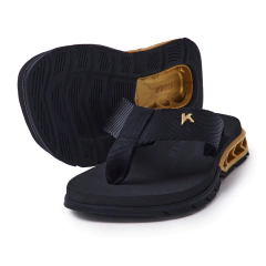 Kenner Infantil Rakka Preto/Dourado Original DVZ-04