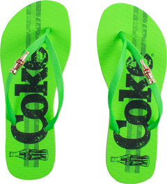 Chinelo Coca Cola Feminino Verde Lima/Verde Neon CC3316