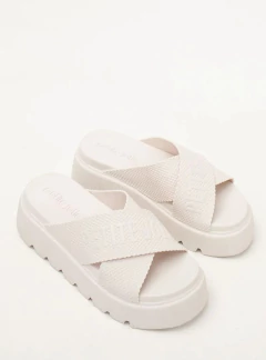 Tamanco Petite Jolie Smash Up White PJ7588