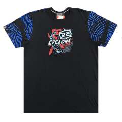 Camiseta Cyclone Preto e Azul 010612960 Original