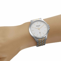 Relógio Seculus Prata e Dourado Long Life 20931GPSVBA2 - comprar online
