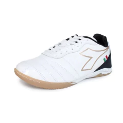 Tênis Futsal Diadora Couro Branca DFAF10002 na internet