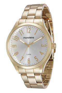 Relógio Mondaine Feminino Dourado 76588LPMVDE1