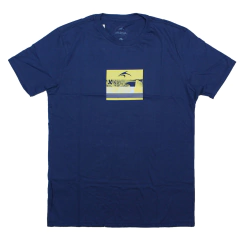 Camisa Maresia Quadrado Floral Azul