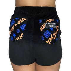 Short Cyclone Veludo Laranja/Azul ORIGINAL 110502410 na internet