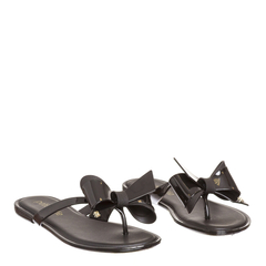 Chinelo Petite Jolie Skip Preto e Preto PJ6549 na internet