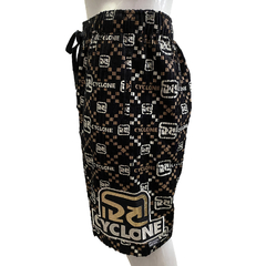 Bermuda Cyclone Veludo Preto e Kaki Original 020515291