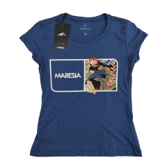 T-Shirt Maresia Feminina Azul 13317329