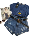 T-Shirt Maresia Feminina Azul 13317340