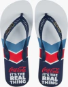 Chinelo Masc Coca Cola Branco/Marinho CC4172