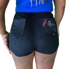 Short Cyclone Veludo Preto ORIGINAL 110502540 - Experimente modas Uot | Maresia | Kenner