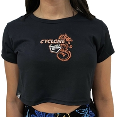 Cropped Cyclone Preto ORIGINAL 101803970 - comprar online
