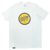 Camiseta UOT Branca/Mostarda ORIGINAL UMCM-0257 Cor-01