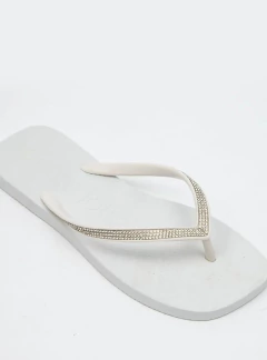 Chinelo Petite Jolie Refresh Shine White PJ7404 na internet