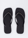 Chinelo Petite Jolie Refresh Shine Preto PJ7404