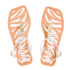 Sandália Petit Jolie J-Lastic Translucido-Caramel PJ6584
