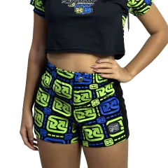 Short Cyclone Veludo Verde/Azul ORIGINAL 110502420 - comprar online